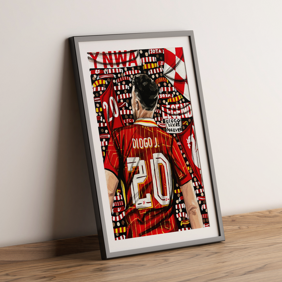Diogo Lives Forever Print - In aid of the LFC Foundation