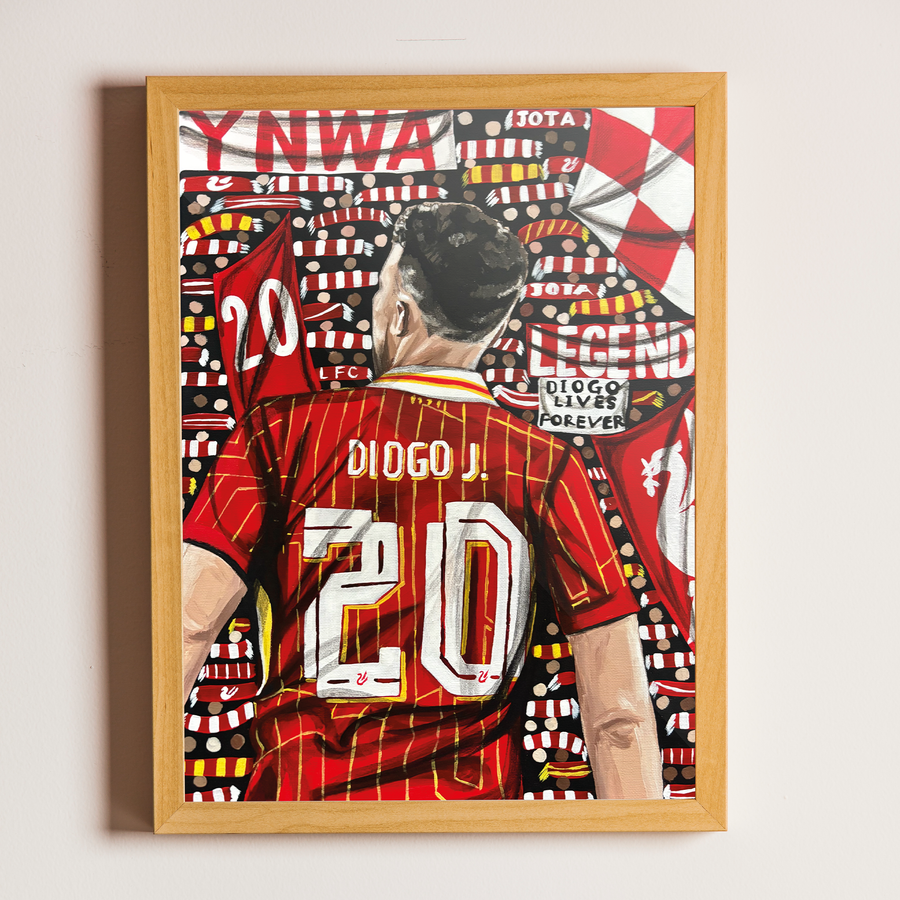 Diogo Lives Forever Print - In aid of the LFC Foundation