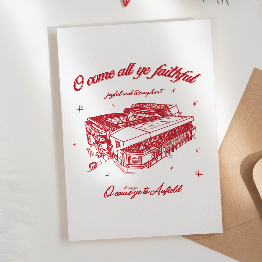 O Come All Ye Faithful Christmas Card