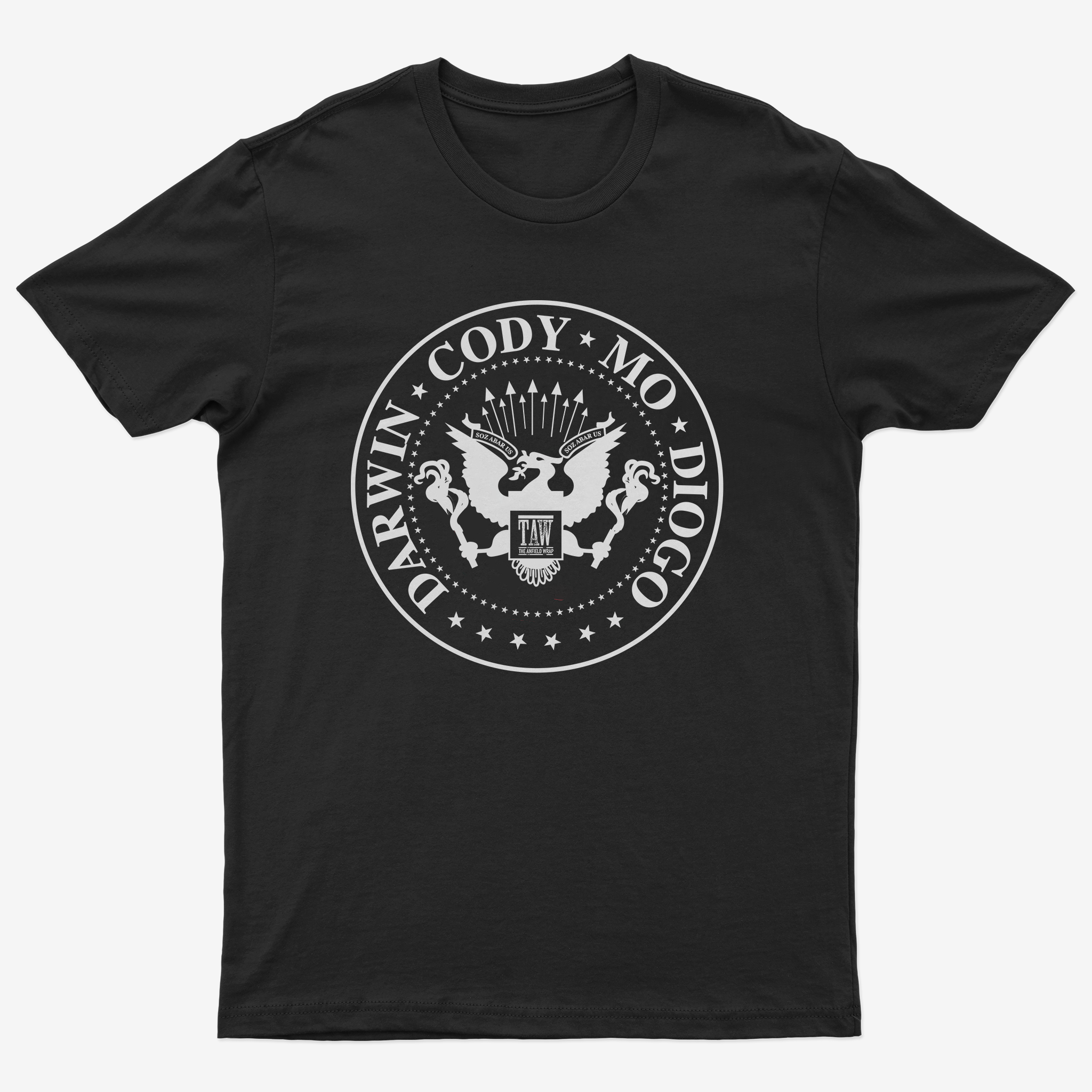 Liverpoolレジェンド エムリン・ヒューズ Tシャツ+自伝