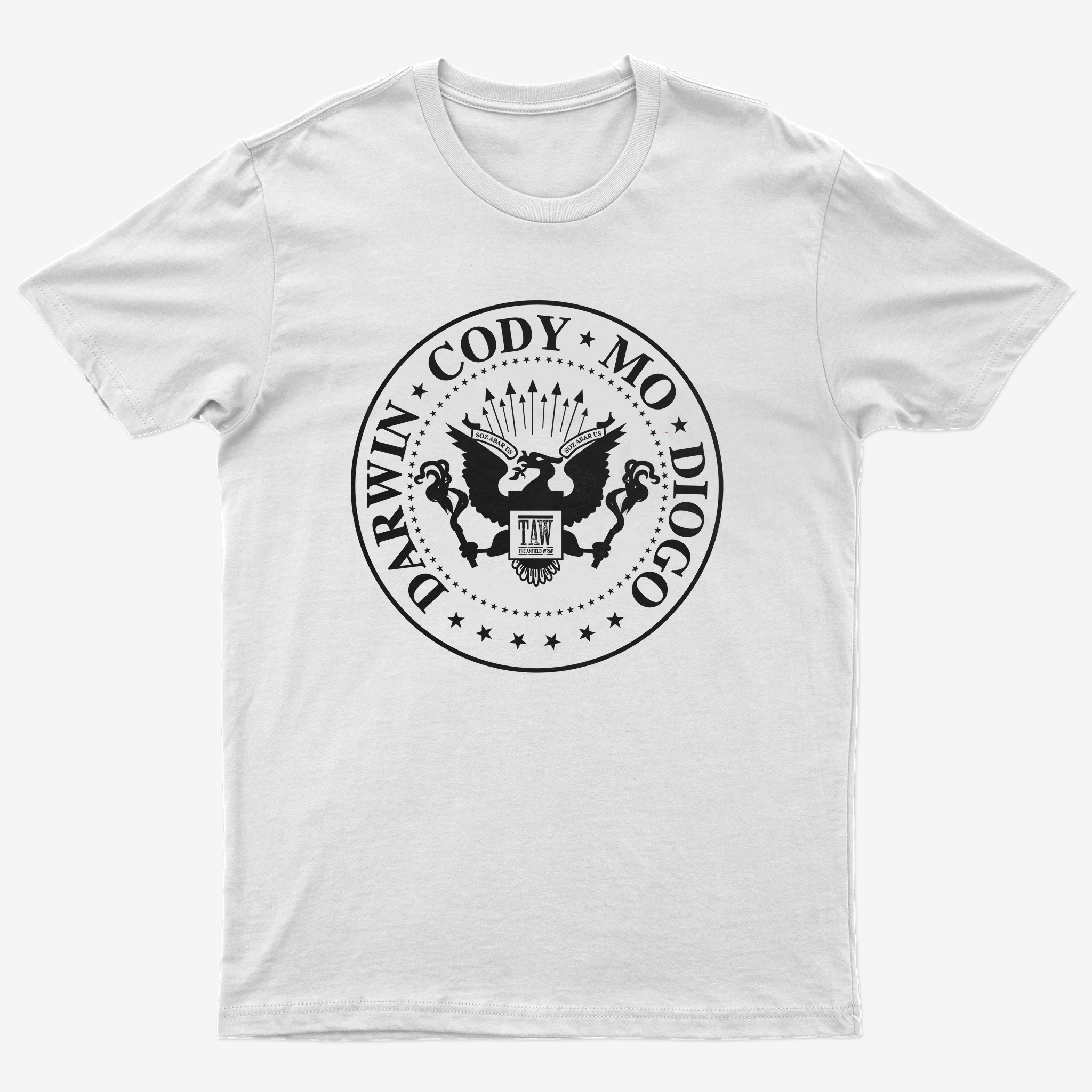 Liverpoolレジェンド エムリン・ヒューズ Tシャツ+自伝