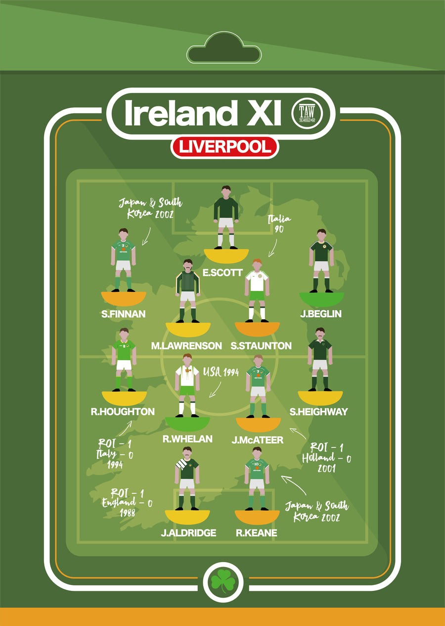 Ireland XI - Liverpool Print